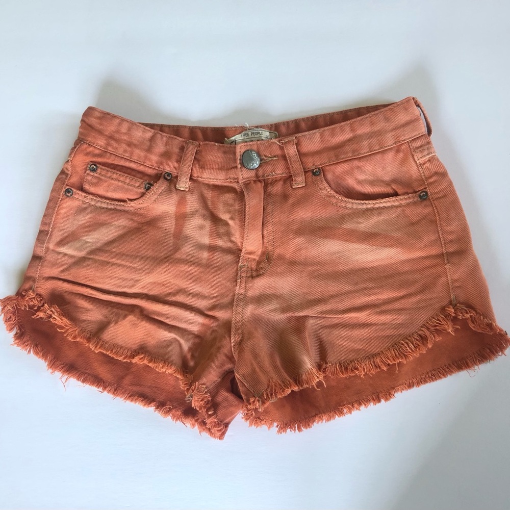 Free People Orange Shorts - Picture 5 of 8